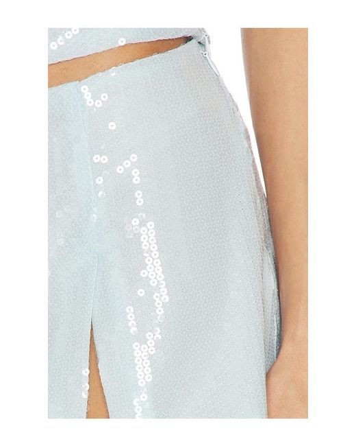 Miaou Blue Micro Mini Skirt