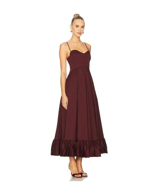 Clea Red Vandalia Dress