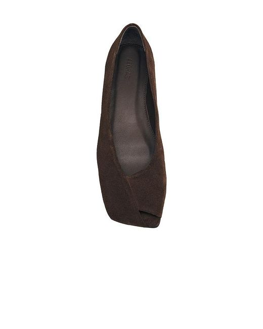Alohas Black Katia Suede Ballet Flat