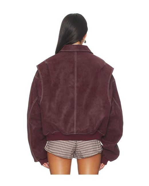 Lioness Red Vista Bomber Jacket
