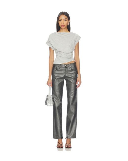 Agolde Gray Low Rise Slim Pants