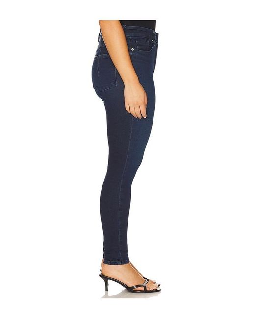 GOOD AMERICAN Blue Soft Tech Good Legs Skinny Jeans