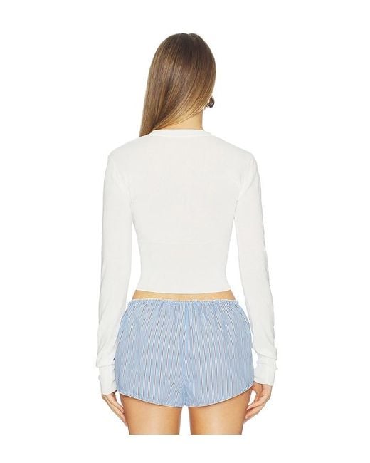 Nia White Lucile Cardigan