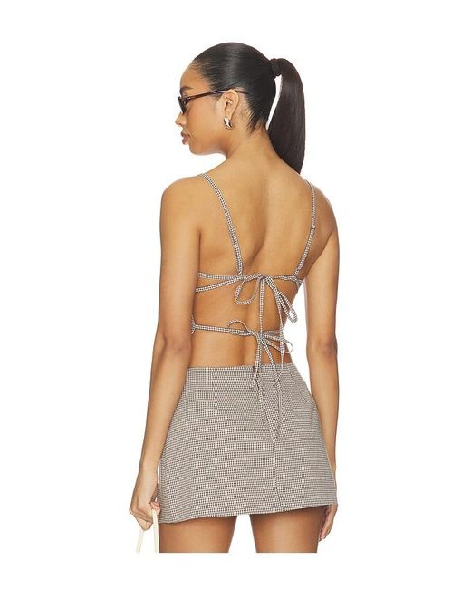 Astr White Nora Top