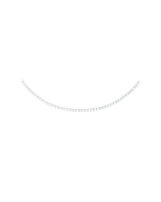 Shashi White Diamond Tennis Necklace