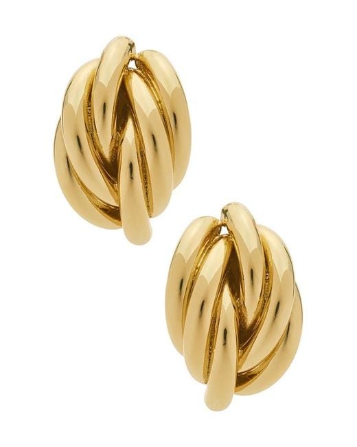 Pendientes De Tachuela Eve En Color Oro Metálico Talla Shashi de color Metallic