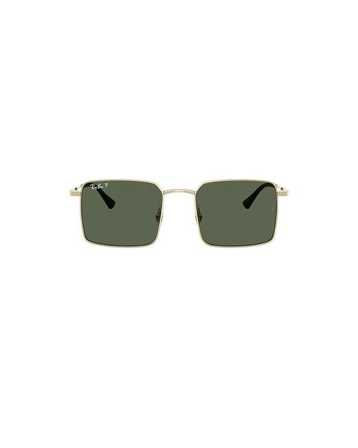 Ray-Ban Green Square Sunglasses