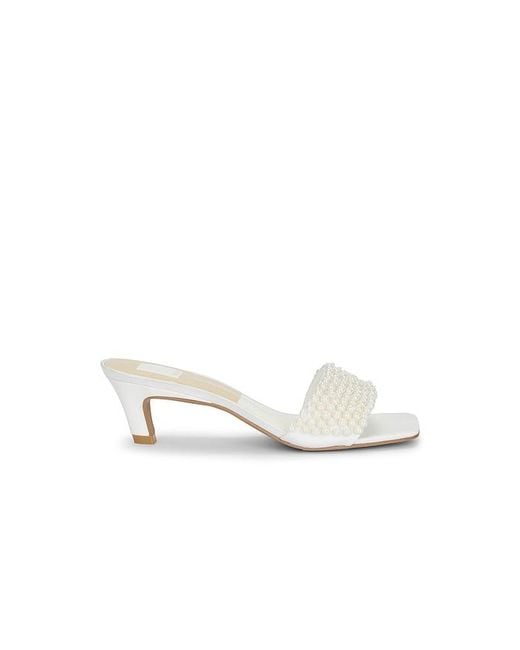 Dolce Vita White Rexa Pearl Heel