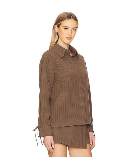 Line & Dot Brown Koa Shirt