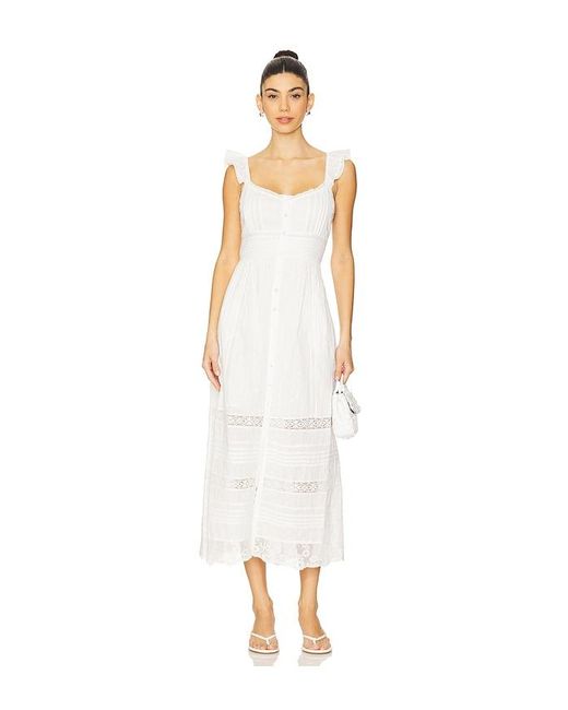 LoveShackFancy White Sufette Dress