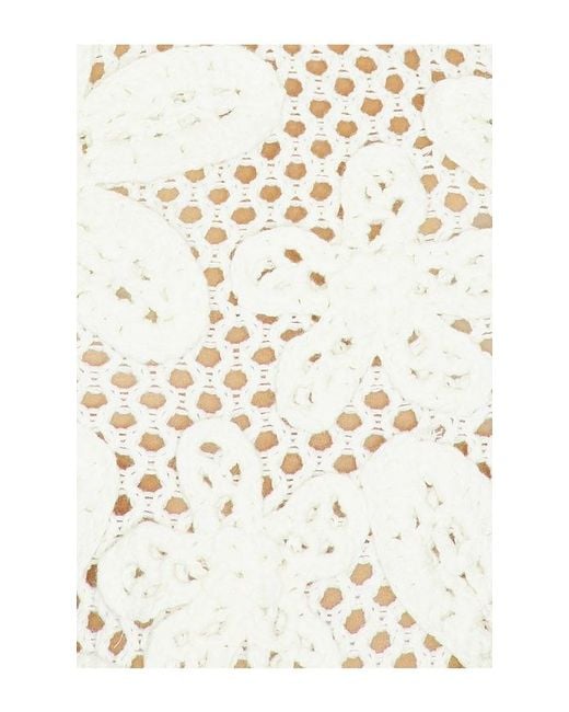 MORE TO COME White Rooney Crochet Maxi Dress
