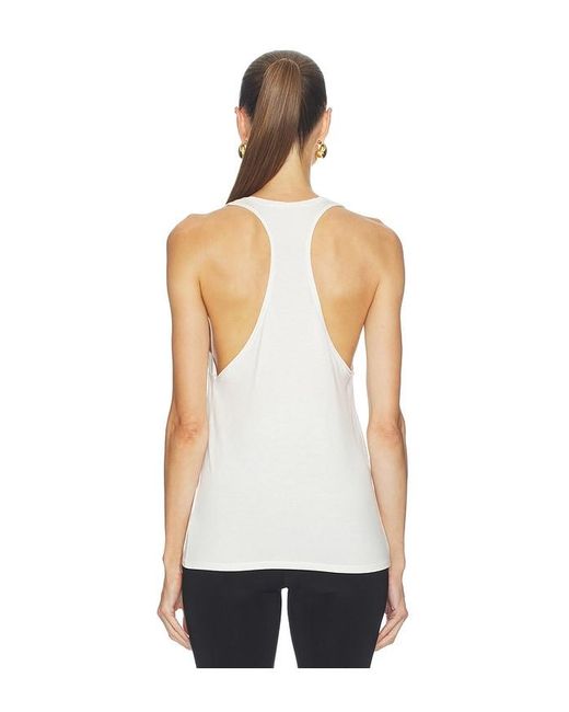 ÉTERNE Blue Soft Jersey Hedi Top