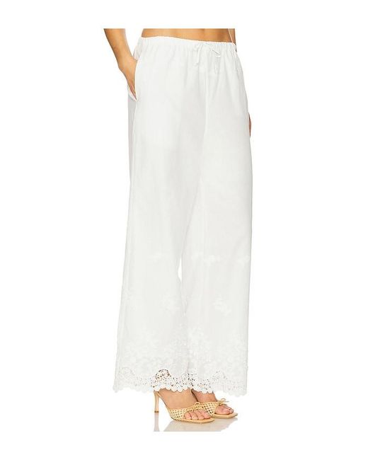 WeWoreWhat White Hose Mit Tunnelzug