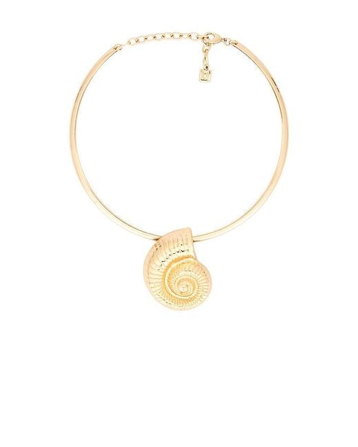Collar Colgante Dune En Color Oro Metálico Talla DANNIJO de color White