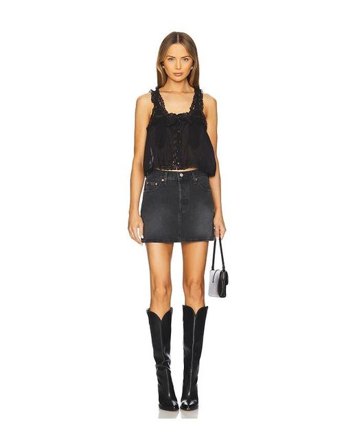 Levi's Black Icon Skirt