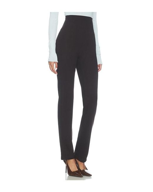 Leset Black Rio High Waist Straight Pant