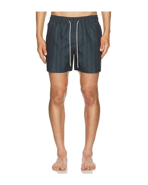 Oas Blue Getrick Swim Shorts for men