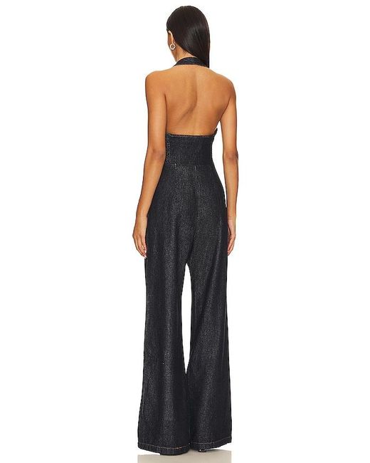 Amanda Uprichard Blue X Revolve Isadore Denim Jumpsuit