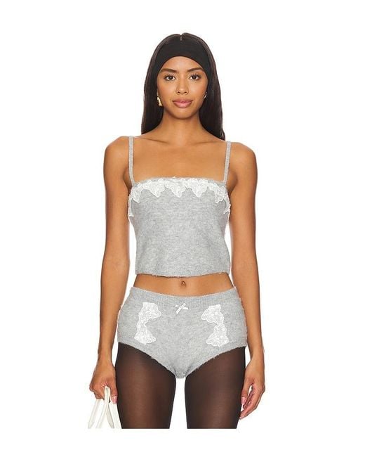 For Love & Lemons White Arinah Tank