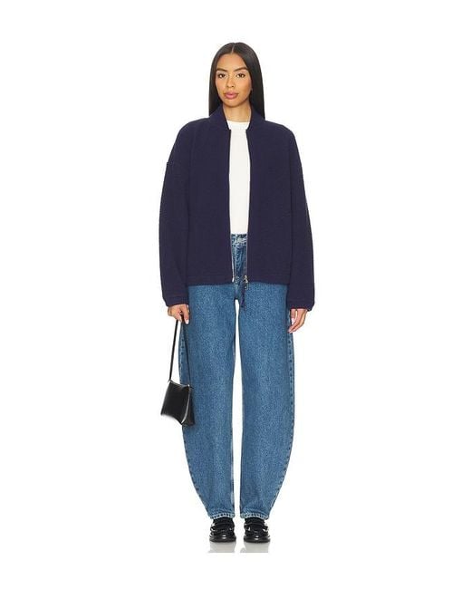 Varley Blue Willmont Patch Pocket Fleece