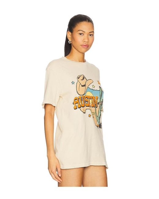 Junk Food White Austin Texas Tee