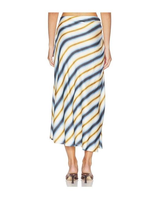 A.L.C. Multicolor Jean Skirt