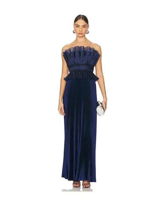 L'idée Blue Masquerade Gown