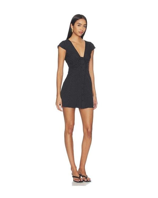 MORE TO COME Black Noa Mini Dress