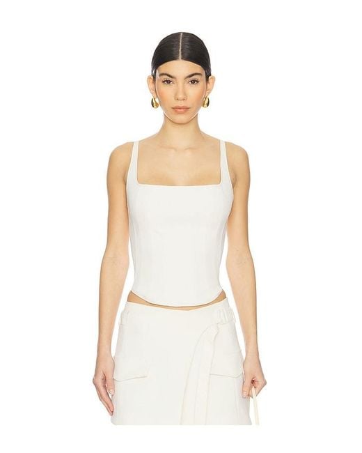 Kimberly Taylor White Juliette Bustier