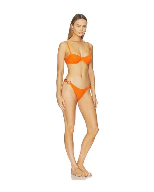 SAUDADE Orange Ray Bikini Set