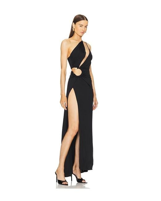 Michael Costello Black X Revolve Trista Gown