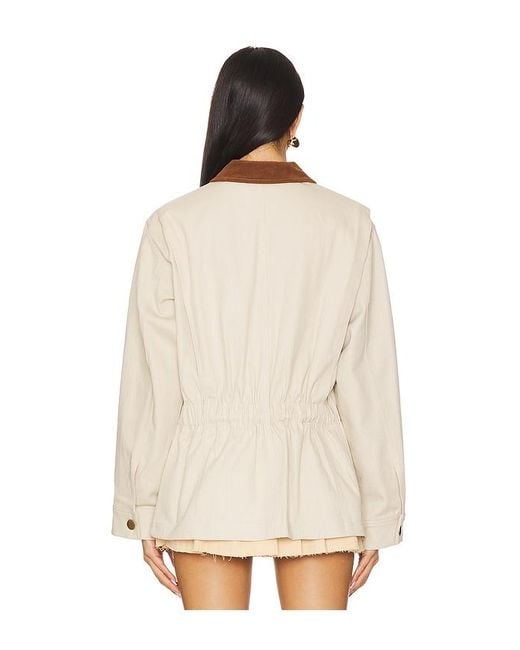 Lovers + Friends Natural Mags Jacket