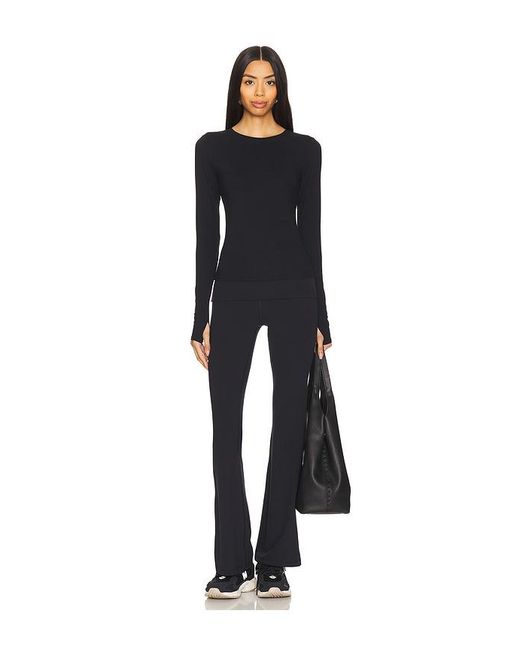 Splits59 Black Airweight Lite Long Sleeve Top