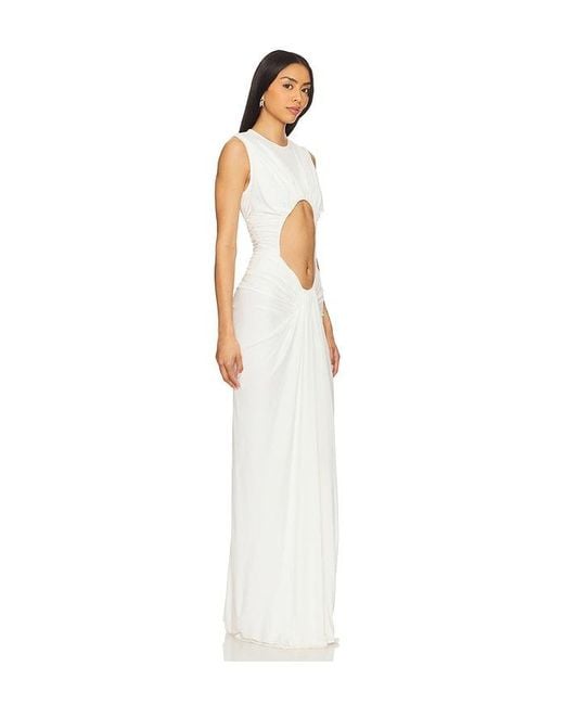Ronny Kobo White Marsella Dress