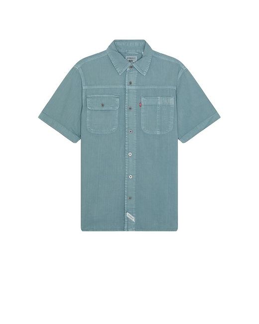 Levi's Blue Auburn Worker Shirt for men