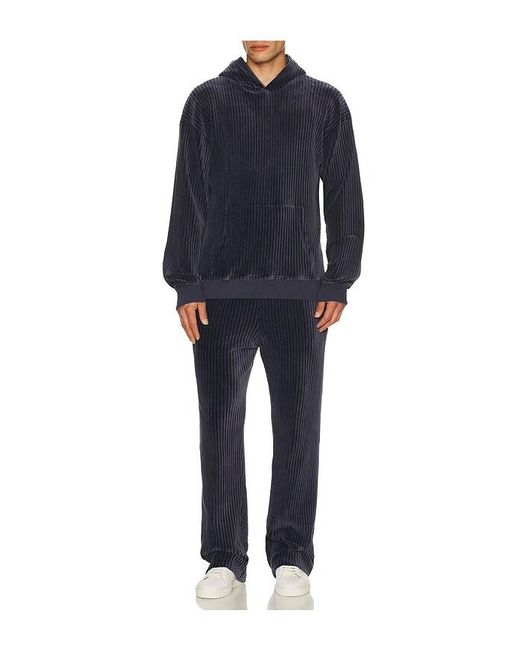 KROST Blue Magma Velour Pants for men
