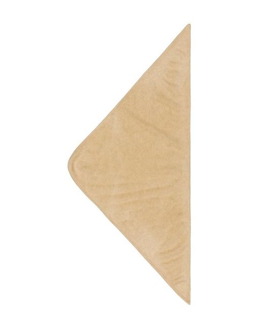 Soft Goat Natural Brushed Triangle Scarf