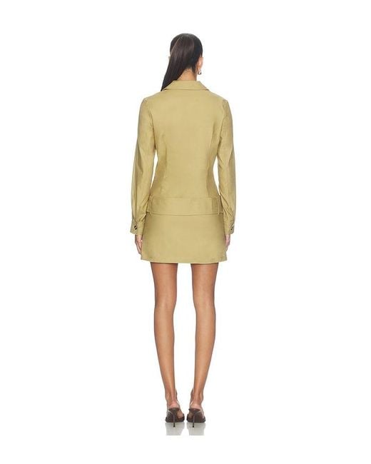 FRANÃOISE Yellow Zoya Dress