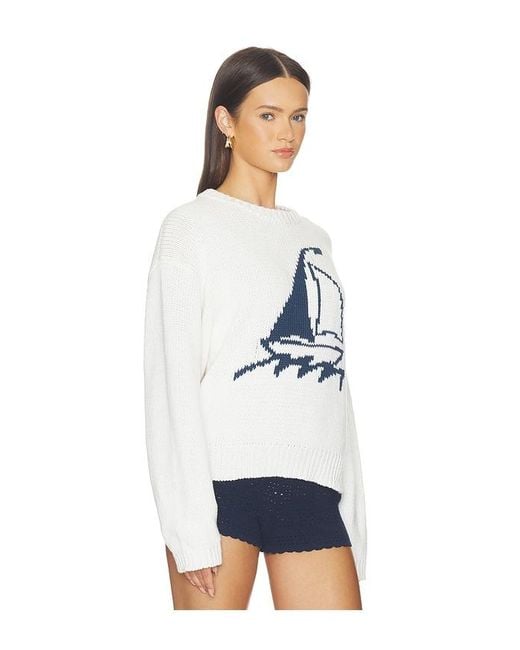 Ciao Lucia White Josette Pullover