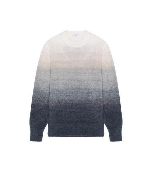 Off-White c/o Virgil Abloh Blue Mohair Arrow Gradient Knit for men