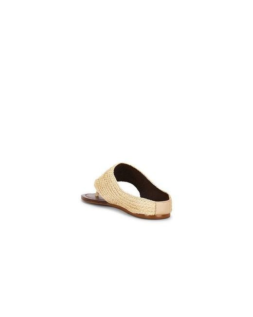 Farm Rio White Raffia Icons Flat Sandal