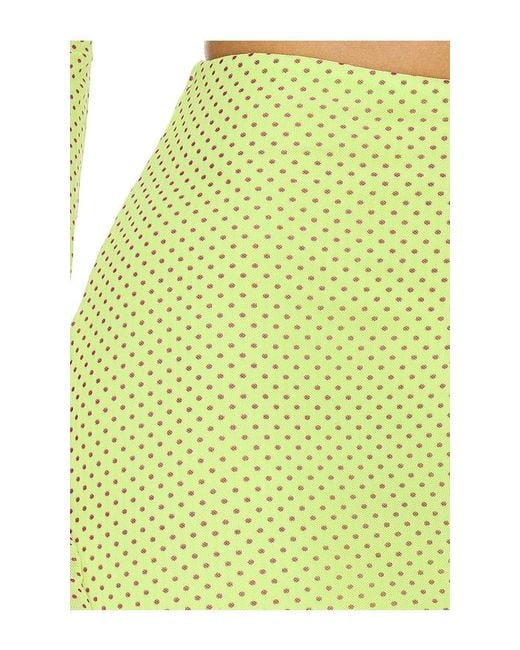 AFRM Green Tegan Skirt