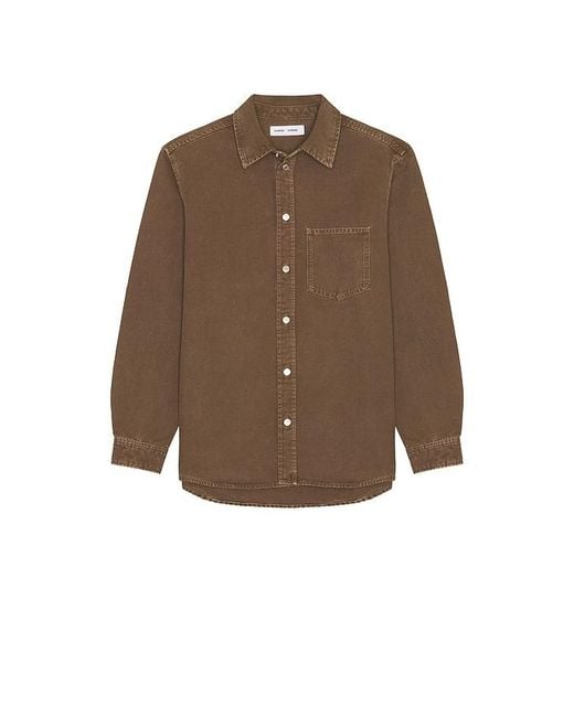 Samsøe & Samsøe Brown Sadamon P Overshirt for men
