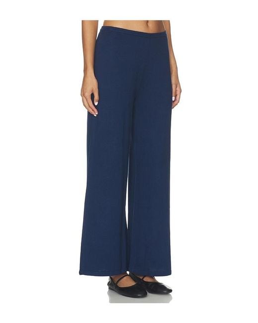 Eberjey Blue Fine Gauge Pant
