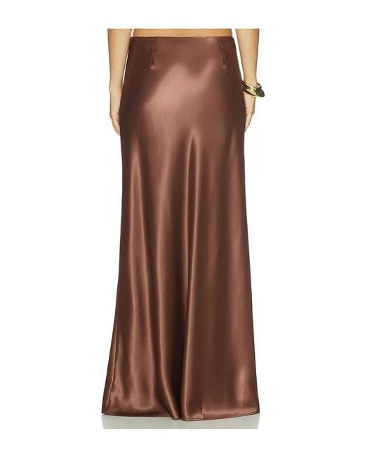 SRG Brown Quinn Maxi Skirt