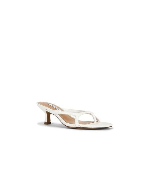Steve Madden White Brienna Sandal