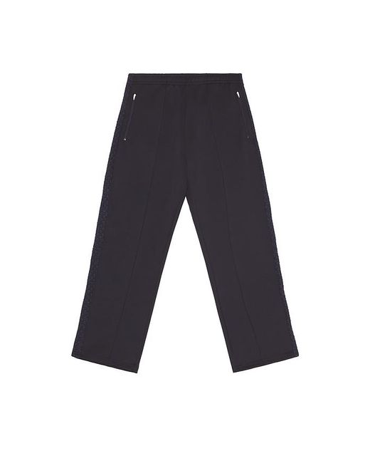Palmes Black Tricot Track Pants for men