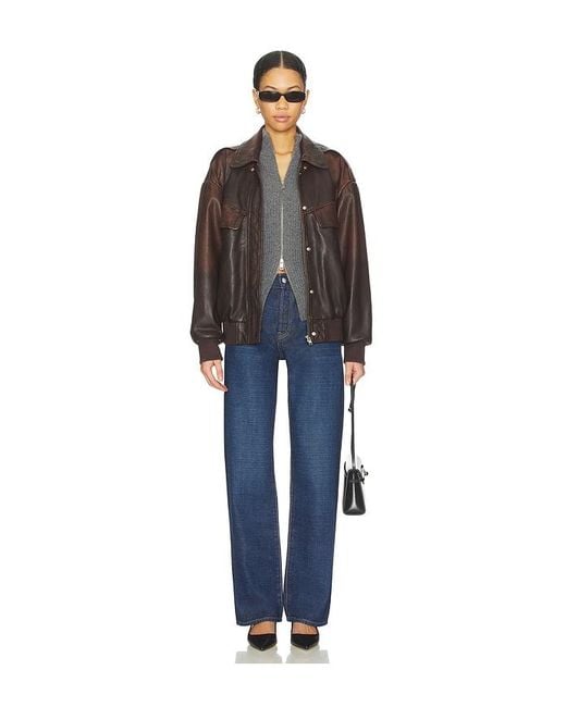 AG Jeans Blue Sydney Crew Straight Leg Jeans