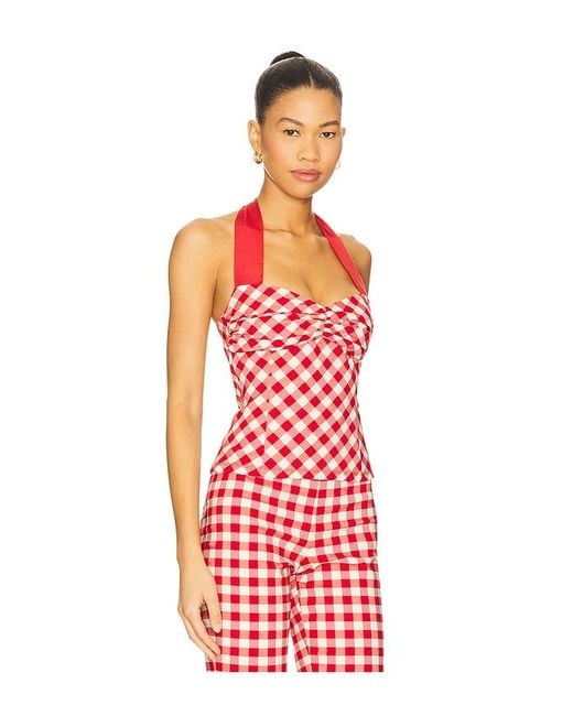 LPA Red Lizzie Top