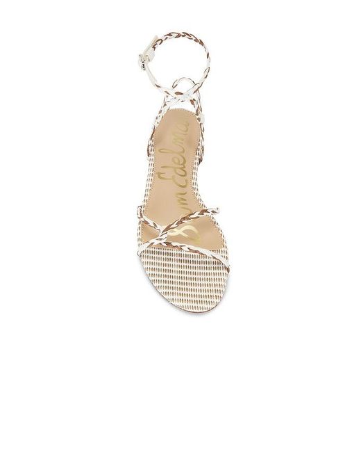 Sam Edelman White Ellina Braid Sandal